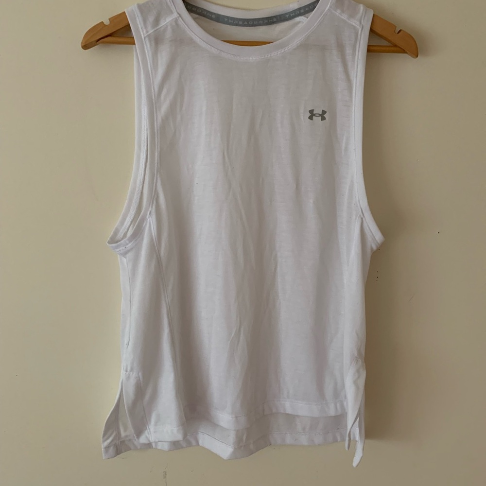 Under Armour Women's Muscle Tee in White